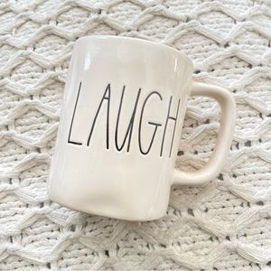 Rae Dunn LAUGH mug